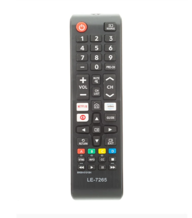Controle Remoto Para Smart TV Samsung LED 4K LE7265 LE-7265